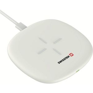 SWISSTEN Wireless bezdrátová nabíječka 10W bílá