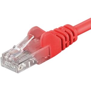 PremiumCord Patch kabel UTP RJ45-RJ45 CAT6 0,25m červený
