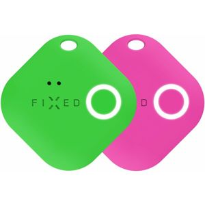 FIXED Smile Key Finder s motion senzorem, DUO PACK, zelený + růžový