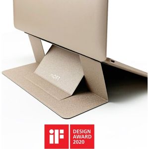 MOFT nalepovací stojánek na laptop zlatý