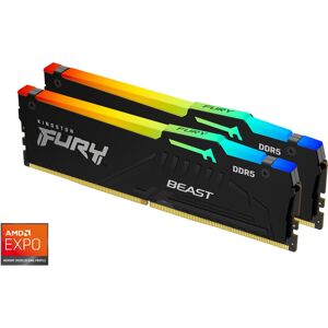 Kingston Fury Beast 64GB 6000MHz DDR5 CL36 DIMM (2x32GB) RGB EXPO