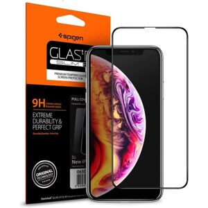 Spigen Glass FC HD tvrzené sklo iPhone 11 Pro/XS/X černý