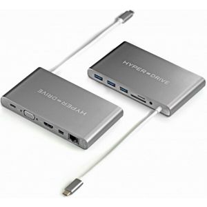 HyperDrive Ultimate USB-C Hub vesmírně šedý
