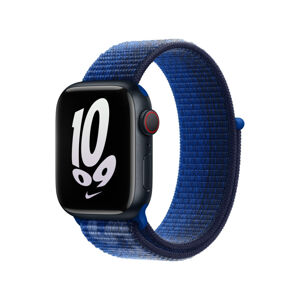 Apple Watch 41mm Game Royal/půlnočně námořnický Nike provlékací sportovní řemínek