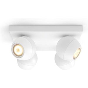 Philips HUE 4ks Buckram Bluetooth bodové LED svítidlo bílé