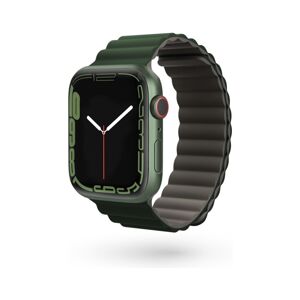 Epico Watch Strap Magnetic pro Apple Watch 42/44/45/49 mm šedá/zelená