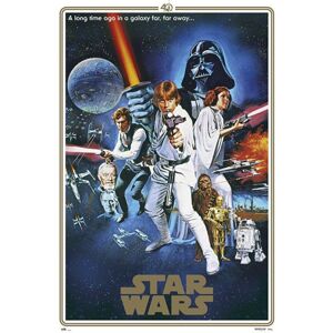 Plakát Star Wars - 40th Anniversary One Sheet B (124)