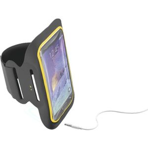 CellularLine ARMBAND FITNESS sportovní pouzdro pro smartphony do velikosti 5,5" černé (eko-balení)