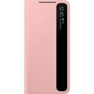 Samsung Clear View Cover pouzdro Galaxy S21 5G (EF-ZG991CJE) růžové (eko-balení)