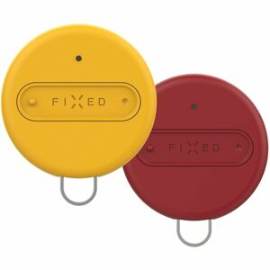 FIXED Sense Smart tracker Duo Pack - žlutá + červená