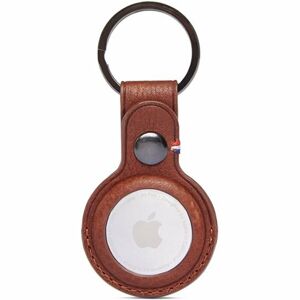 Decoded Leather Keychain Apple Airtag hnědá