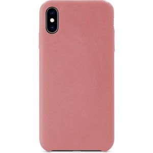 iWant PU kožený kryt Apple iPhone X/XS růžový