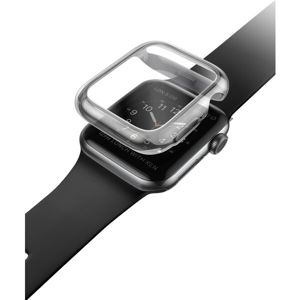 UNIQ Garde Hybrid TPU+PC pouzdro Apple Watch Series 4/5 (44mm) kouřové