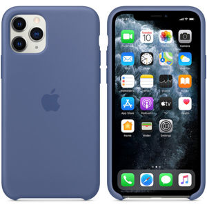 Apple silikonový kryt iPhone 11 Pro Max sepraně modrý