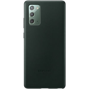 Samsung Leather Cover kryt Galaxy Note20 (EF-VN980LGEGEU) zelený