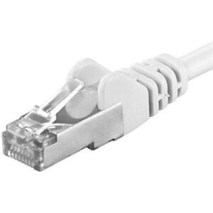 Premiumcord Patch kabel CAT 6a S-FTP RJ45-RJ45 AWG 26/7 10m bílý