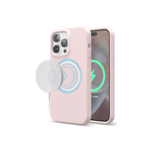 ELAGO silikonový kryt s MagSafe pro iPhone 14 Pro křídově růžový