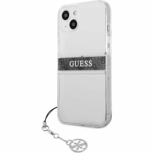 Guess PU/TPU 4G Grey Stripe Case iPhone 13 čirý/šedý