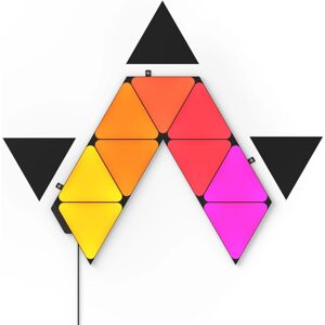 Nanoleaf Shapes Black Triangles chytré trojúhelníkové osvětlení, rozšiřující balíček, 3 kusy