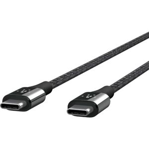 Belkin DuraTek Premium Kevlar datový a nabíjecí kabel USB-C, 1,2m, černý