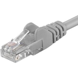 PremiumCord Patch kabel UTP RJ45-RJ45 CAT6 10m šedý