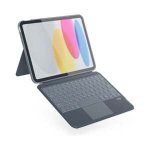 EPICO pouzdro s klávesnicí pro iPad 10,2" (čeština) šedé