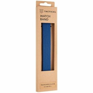 Tactical pletený převlékací řemínek Apple Watch 42/44mm modrý L