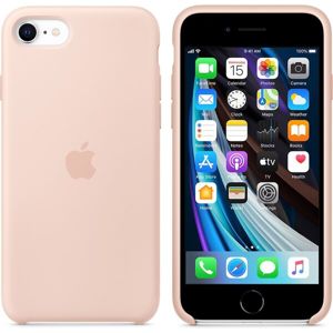 Apple silikonový kryt iPhone SE (2022/2020) pískově růžový