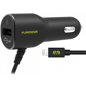 PureGear USB autonabíječka Lightning 3,4A černá