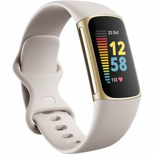 Fitbit Charge 5 Soft Gold Stainless Steel/Lunar White