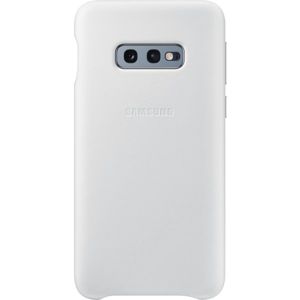 Samsung EF-VG970LW kožený zadní kryt Samsung Galaxy S10e bílý