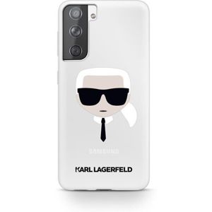 Karl Lagerfeld PC/TPU Head kryt Samsung Galaxy S21 čirý
