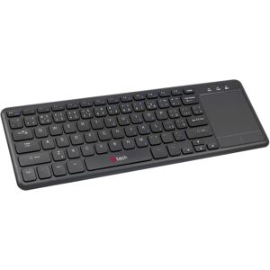 C-TECH WLTK-01 bezdrátová klávesnice s touchpadem černá
