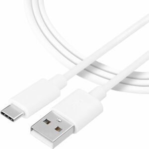 Tactical Smooth Thread Cable USB-A/USB-C 0,3m bílý