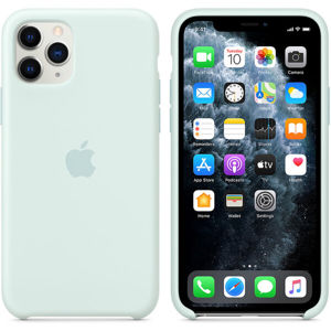 Apple silikonový kryt iPhone 11 Pro bledě zelený