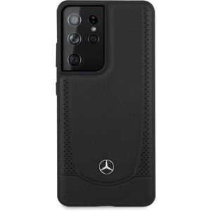 Mercedes Leather Urban kryt Samsung Galaxy S21 Ultra černý