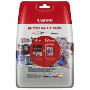 Canon Cartridge CLI-551XL C/M/Y/BK PHOTO VALUE BL