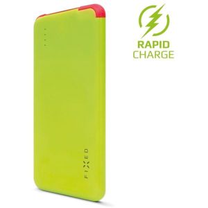 FIXED Rapid Charge Zen Slim powerbanka 5000 mAh limetková