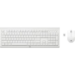 HP Set C2710 set klávesnice a myši bílý CZ