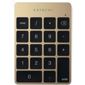 Satechi SLIM bezdrátová číselná klávesnice zlatá