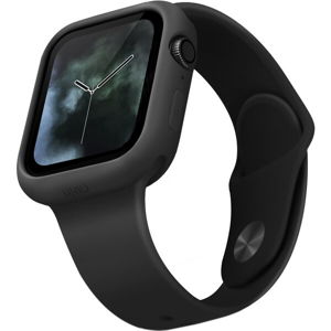 UNIQ Lino silikonové pouzdro Apple Watch Series 4/5 (40mm) černé