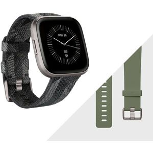 Fitbit Versa 2 Special Edition kouřové šedý pásek píslově šedý hliník
