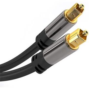 PremiumCord optický kabel Toslink M/M pozlacené konektory 1,5m