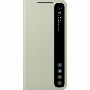 Samsung Clear View Cover S21 FE zelené (EF-ZG990CM)