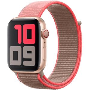 Apple Watch provlékací sportovní řemínek 44/42mm neonově růžový