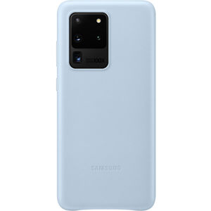 Samsung Leather Cover kryt Galaxy S20 Ultra 5G (EF-VG988LLEGEU) modrý
