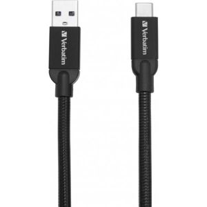 Verbatim datový a nabíjecí kabel USB-C/USB-A, 100cm černý