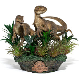 Soška Iron Studios Just The Two Raptors Deluxe Art Scale 1/10 - Jurassic Park