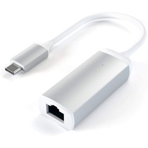 Satechi USB C - Ethernet redukce stříbrná