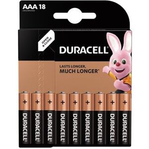 Duracell Basic AAA alkalická baterie, 18 ks